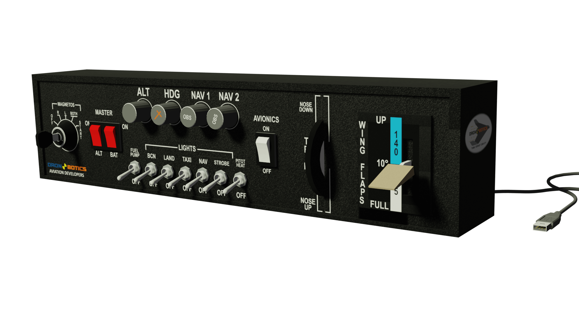 Dronobotics Flight Sim Control Panel