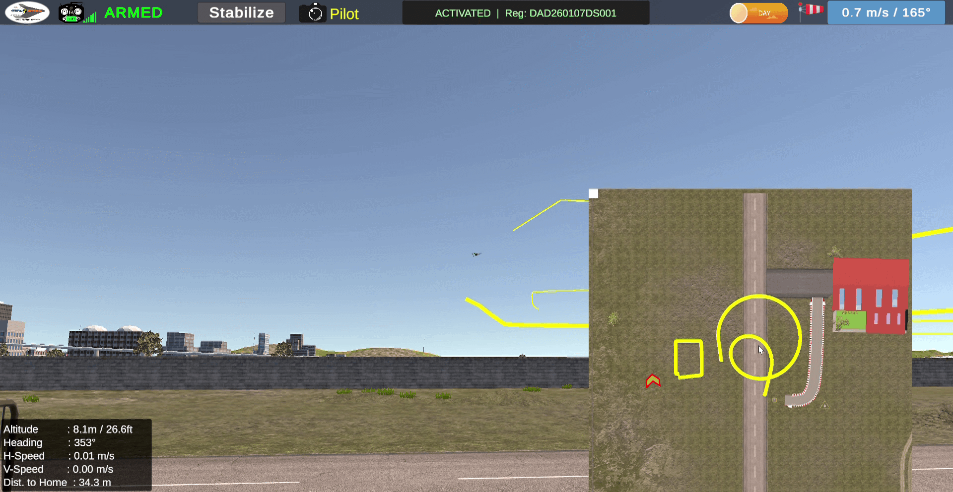 DronoSim Base Edition DGCA Drone Simulator